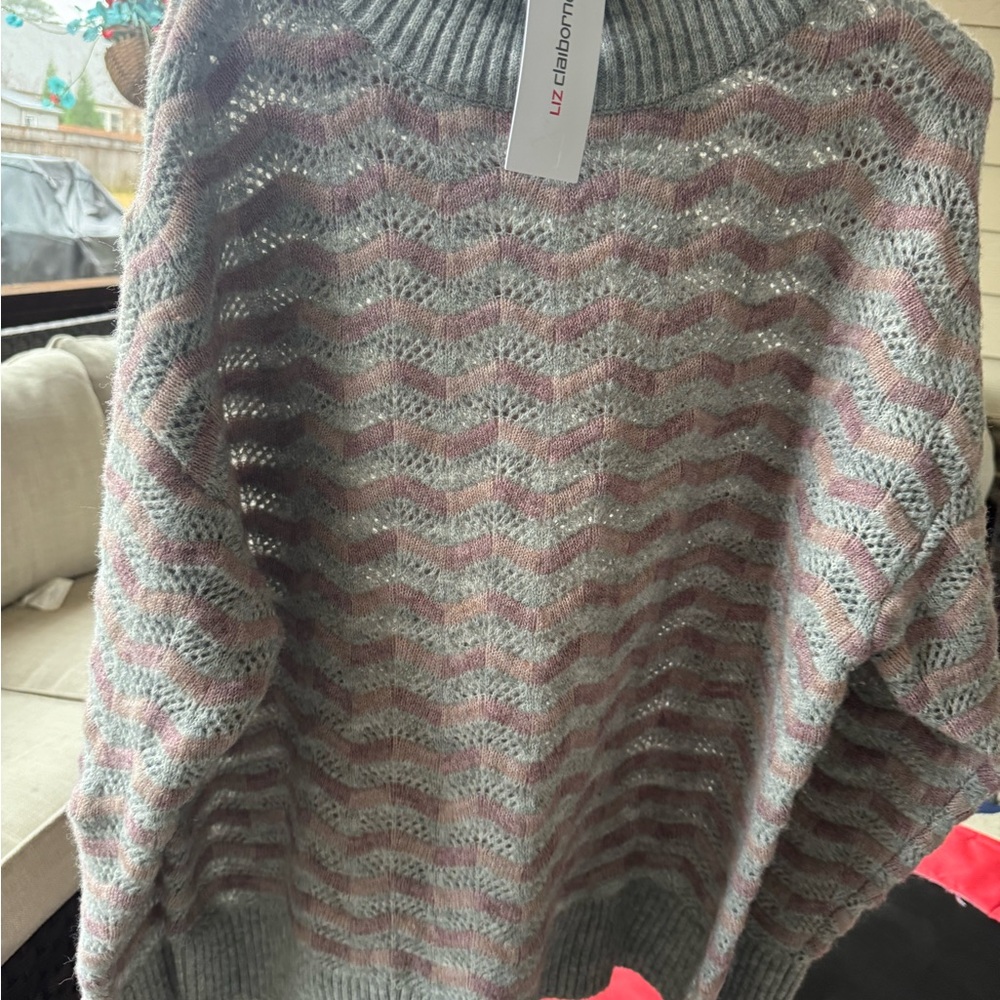 Liz Claiborne cowlneck sweater NWT size 1X - Picture 2 of 7